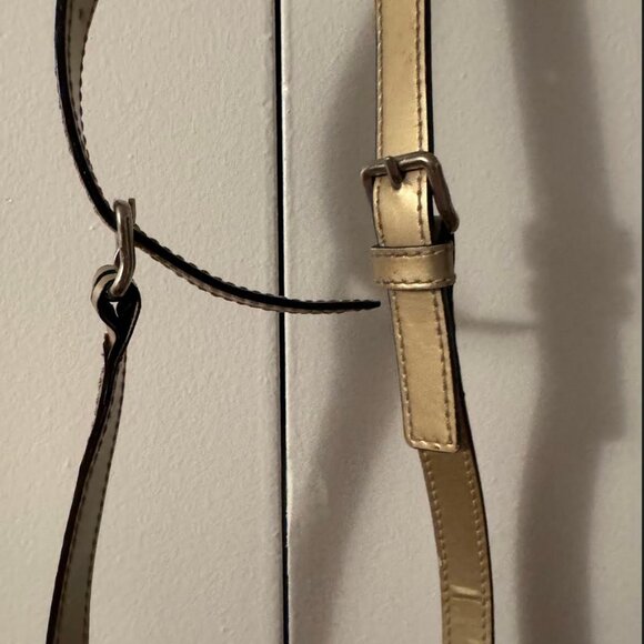 Burberry Nova Check Coated Canvas Crossbody Bag with metallic strap - Picture 7 of 7